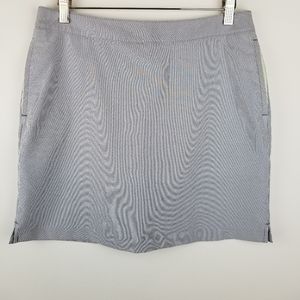 Greg Norman Blue/White Stripe Skort